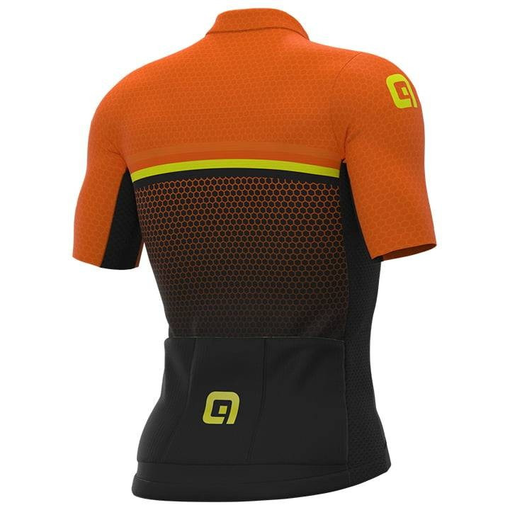 Maillot corto naranja ALÉ: comodidad y estilo para tus rutas en bici