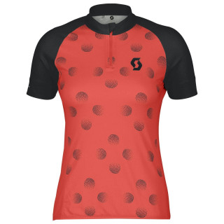 Maillot de ciclismo corto para mujer SCOTT Endurance 30 en rojo, comodidad y estilo para tus rutas