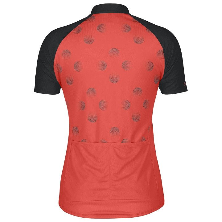 Maillot de ciclismo corto para mujer SCOTT Endurance 30 en rojo, comodidad y estilo para tus rutas