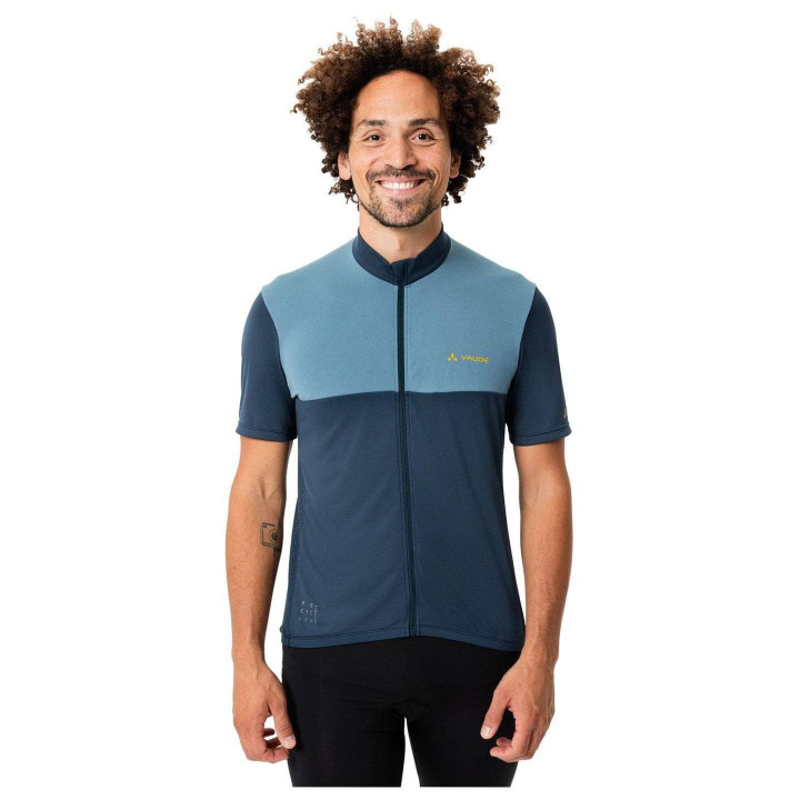 Maillot de Ciclismo VAUDE Matera FZ: Comodidad y Estilo en Azul Oscuro