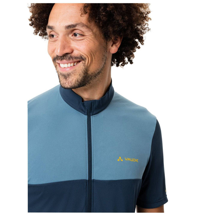 Maillot de Ciclismo VAUDE Matera FZ: Comodidad y Estilo en Azul Oscuro