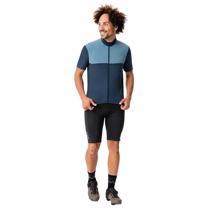 Maillot de Ciclismo VAUDE Matera FZ: Comodidad y Estilo en Azul Oscuro