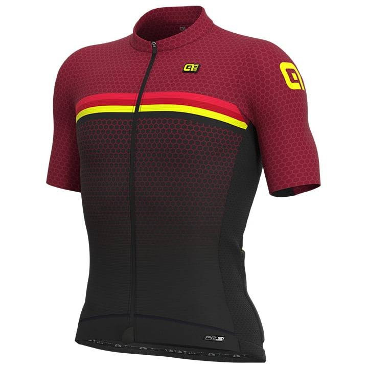 Maillot corto rojo Bridge de ALÉ: comodidad y estilo para tus rutas en bici