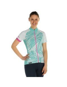 Maillot corto mujer Giada Pop SANTINI: estilo y comodidad para tus rutas en bici