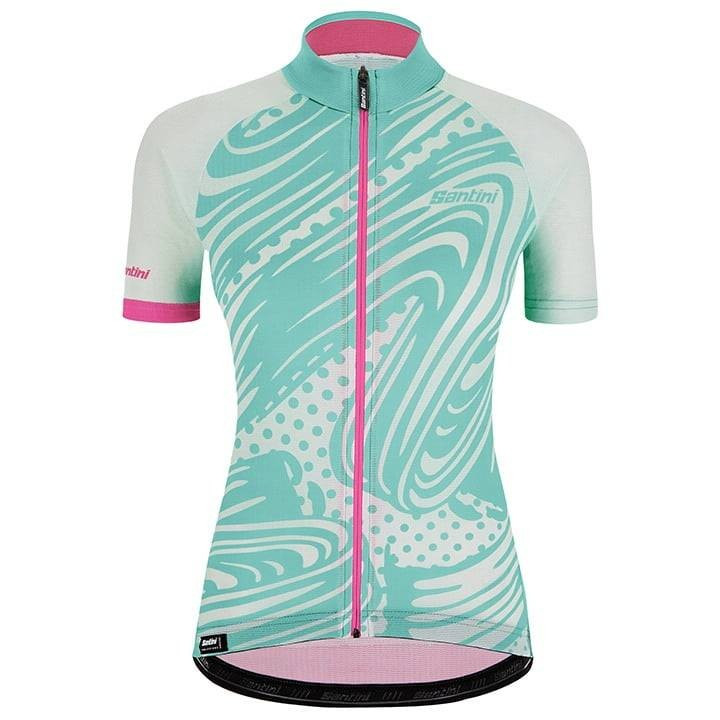 Maillot corto mujer Giada Pop SANTINI: estilo y comodidad para tus rutas en bici