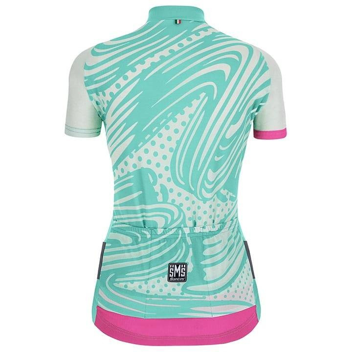Maillot corto mujer Giada Pop SANTINI: estilo y comodidad para tus rutas en bici