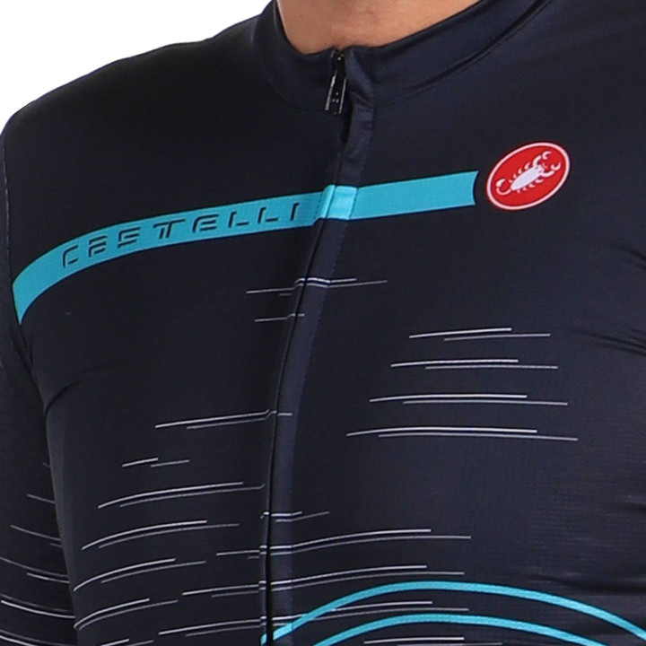 Maillot Castelli Scorpione azul: comodidad y estilo para tus rutas en bici