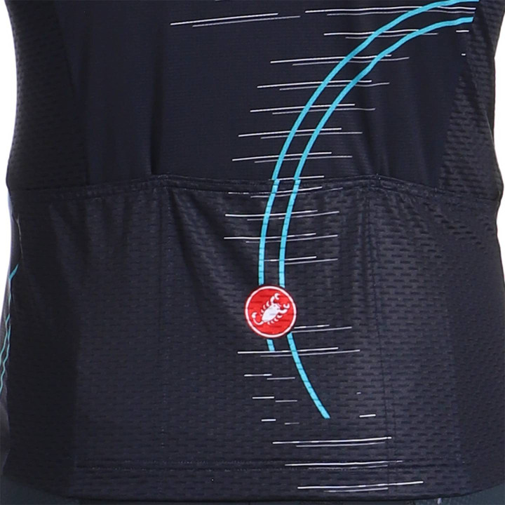 Maillot Castelli Scorpione azul: comodidad y estilo para tus rutas en bici