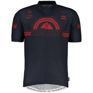 Maillot corto MALOJA PlajetM en rojo y azul: comodidad y estilo para tus rutas en bici