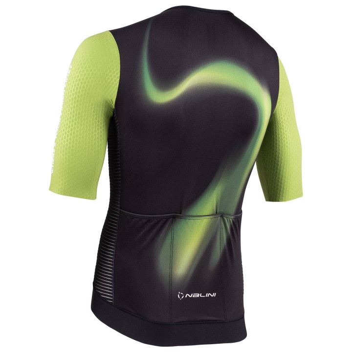 Maillot de ciclismo NALINI verde y negro: estilo y comodidad para tus rutas