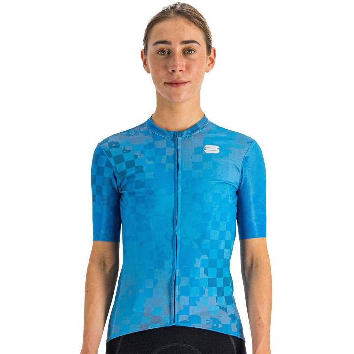 Maillot corto para mujer Rocket azul de SPORTFUL, estilo y comodidad en cada pedalada
