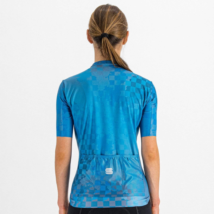Maillot corto para mujer Rocket azul de SPORTFUL, estilo y comodidad en cada pedalada