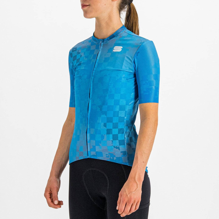 Maillot corto para mujer Rocket azul de SPORTFUL, estilo y comodidad en cada pedalada