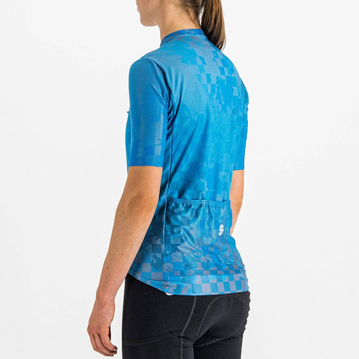 Maillot corto para mujer Rocket azul de SPORTFUL, estilo y comodidad en cada pedalada