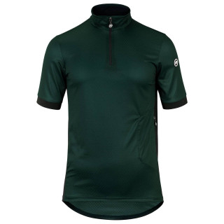 Maillot corto ASSOS Mille GTC C2 en verde oscuro, comodidad y estilo en cada pedaleada