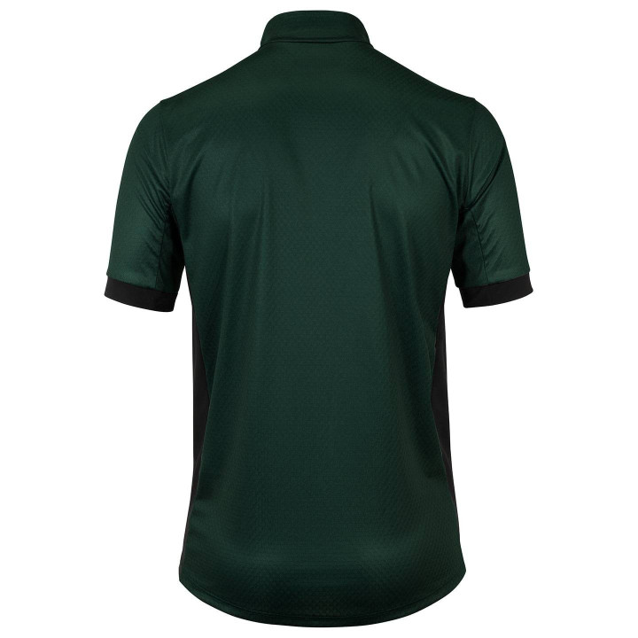 Maillot corto ASSOS Mille GTC C2 en verde oscuro, comodidad y estilo en cada pedaleada