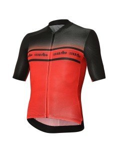 Maillot corto RH+ Light Climber rojo y negro para ciclistas que buscan comodidad y estilo