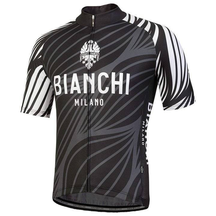 Maillot Caina negro-blanco de BIANCHI MILANO: comodidad y estilo para tus paseos en bici