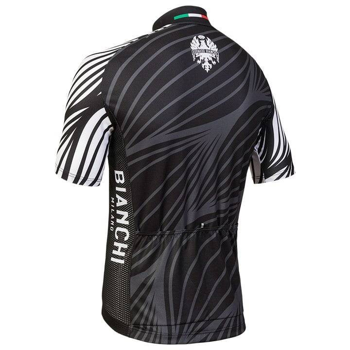 Maillot Caina negro-blanco de BIANCHI MILANO: comodidad y estilo para tus paseos en bici