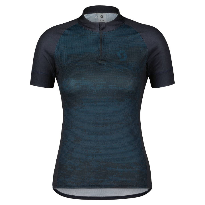 Maillot corto de ciclismo para mujer SCOTT Endurance 30 en azul oscuro, fresco y cómodo para tus rutas