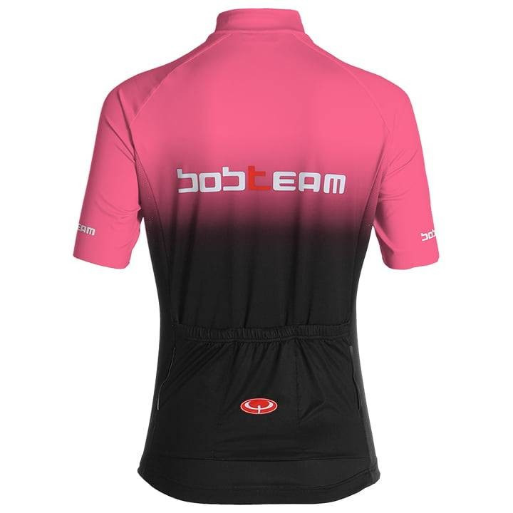 Maillot corto mujer Primadonna fucsia y negro, ideal para pedalear con estilo