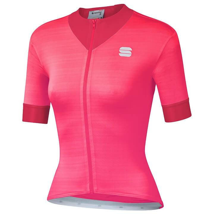 Maillot corto fucsia para mujer de SPORTFUL, comodidad y estilo en cada pedalada