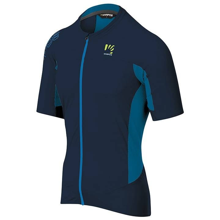 Maillot corto Pralongia azul de KARPOS: comodidad y estilo para tus rutas en bici