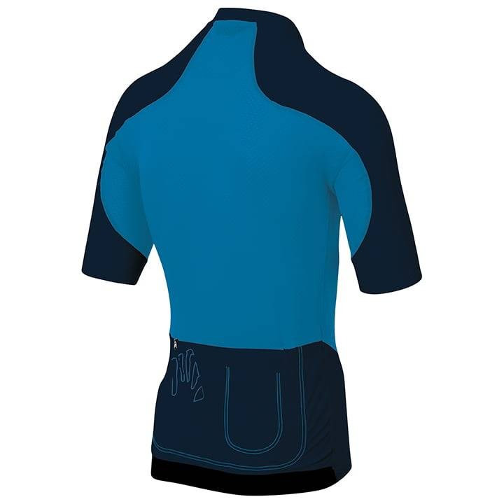 Maillot corto Pralongia azul de KARPOS: comodidad y estilo para tus rutas en bici
