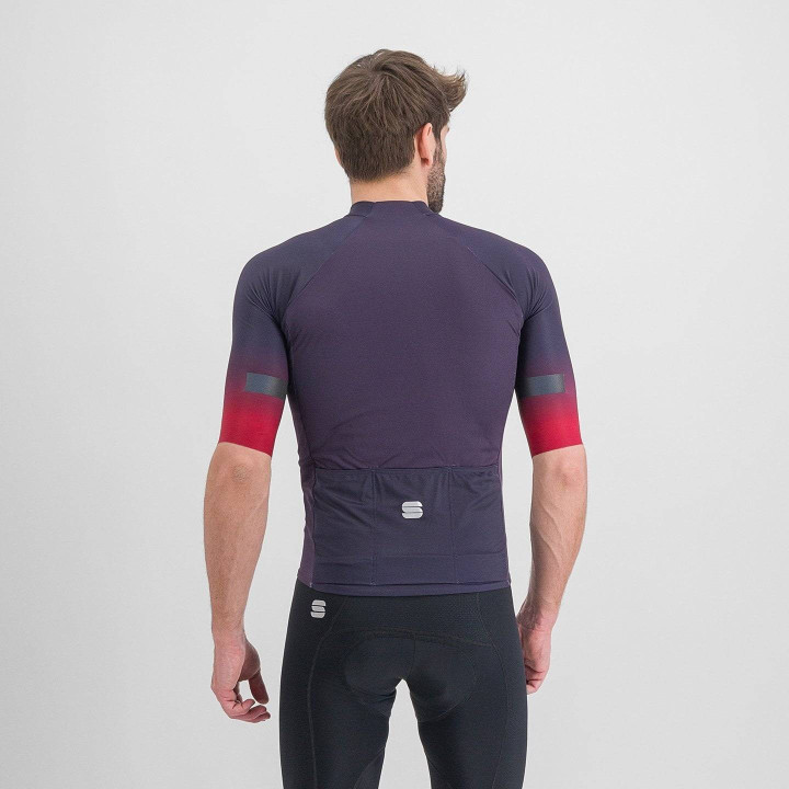 Maillot corto Sportful Midseason Pro lila-fucsia, ideal para tus rutas en bici