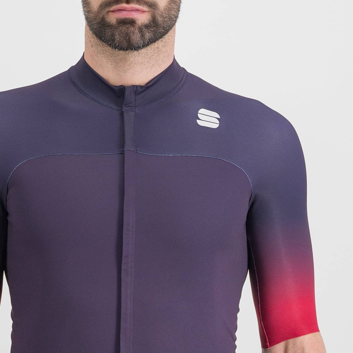 Maillot corto Sportful Midseason Pro lila-fucsia, ideal para tus rutas en bici