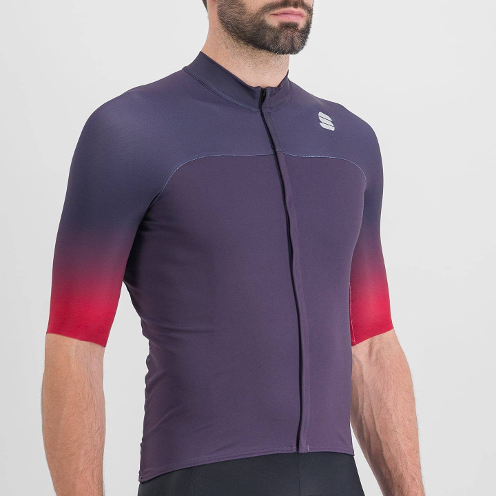 Maillot corto Sportful Midseason Pro lila-fucsia, ideal para tus rutas en bici