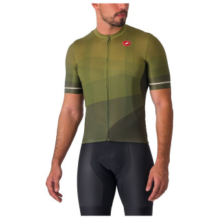 Maillot corto Orizzonte verde de CASTELLI: comodidad y estilo para tus rutas en bici