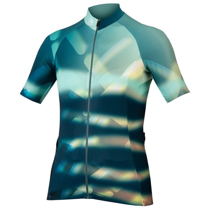 Maillot de ciclismo corto para mujer ENDURA en verde, comodidad y estilo en tus rutas