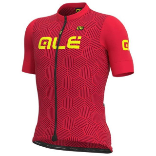 Maillot corto rojo ALÉ Cross: comodidad y estilo para tus rutas en bici