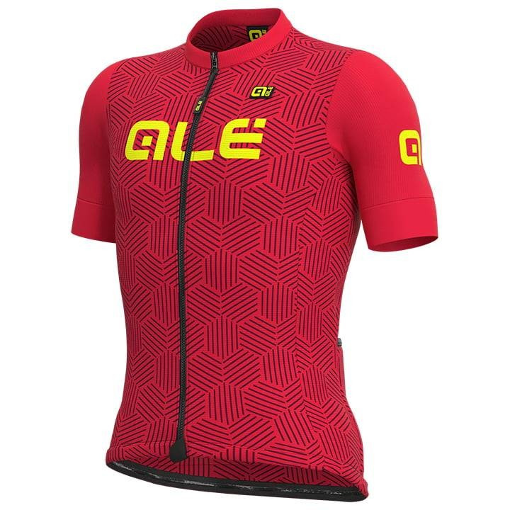 Maillot corto rojo ALÉ Cross: comodidad y estilo para tus rutas en bici