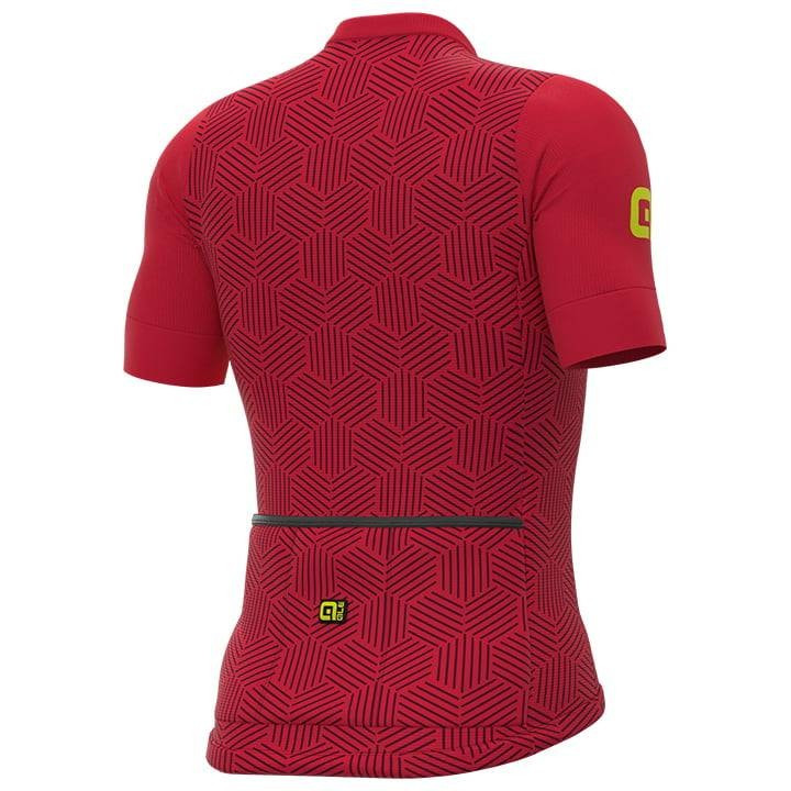 Maillot corto rojo ALÉ Cross: comodidad y estilo para tus rutas en bici