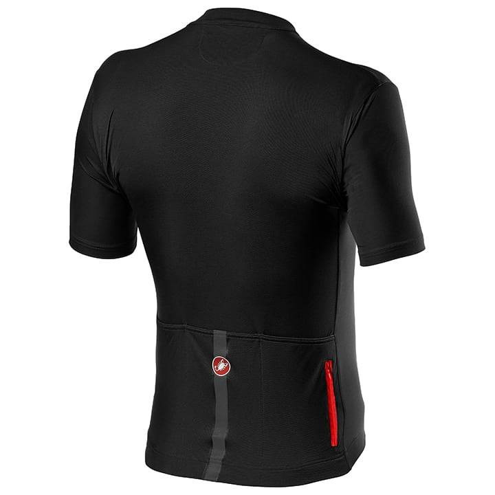 Maillot de ciclismo corto Classifica negro de CASTELLI, comodidad y estilo en cada pedaleada