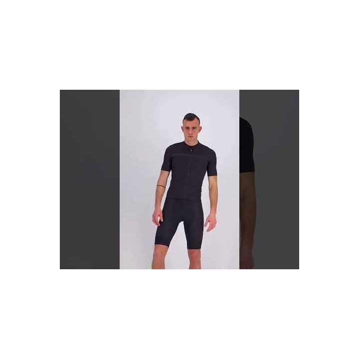 Maillot de ciclismo corto Classifica negro de CASTELLI, comodidad y estilo en cada pedaleada