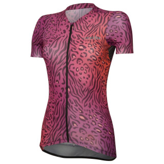 Maillot corto de ciclismo para mujer RH+ Super Light en lila, fresco y cómodo para tus rutas