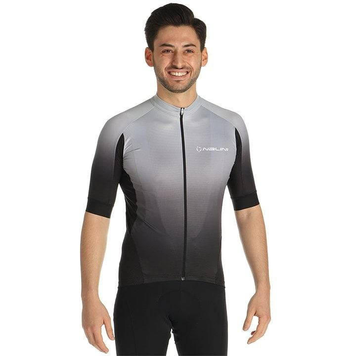 Maillot de ciclismo NALINI Speed negro y gris, comodidad y estilo para tus rutas
