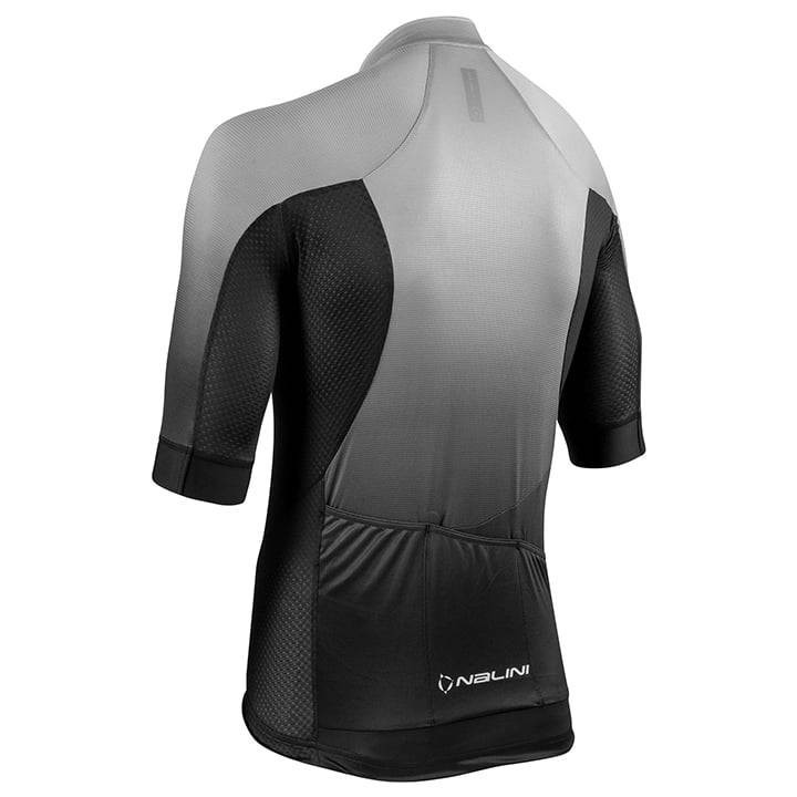 Maillot de ciclismo NALINI Speed negro y gris, comodidad y estilo para tus rutas