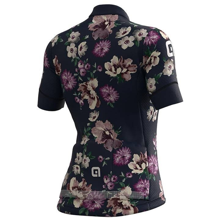 Maillot corto de ciclismo para mujer Alé Fiori en azul, cómodo y fresco para tus rutas
