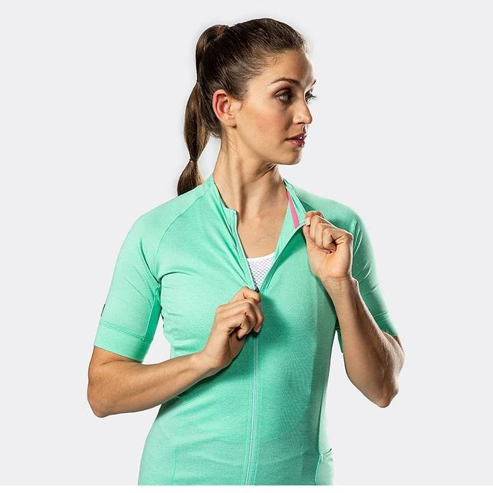 Maillot corto de ciclismo para mujer Anara verde de BONTRAGER, comodidad y estilo en cada ruta