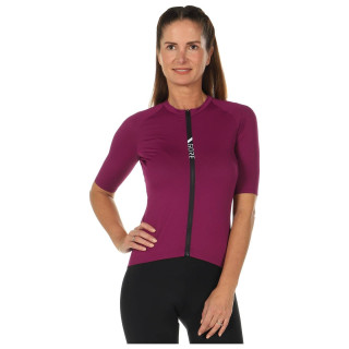 Maillot corto de ciclismo para mujer en lila, comodidad y estilo en cada pedalada