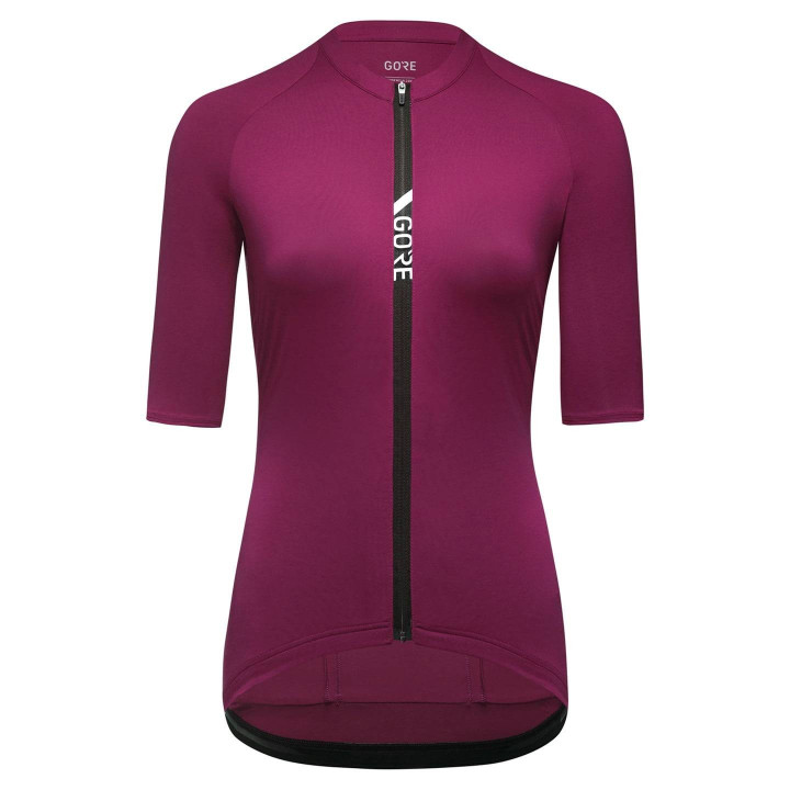 Maillot corto de ciclismo para mujer en lila, comodidad y estilo en cada pedalada