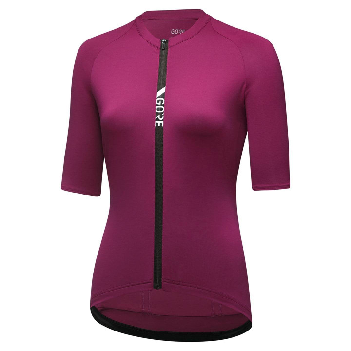 Maillot corto de ciclismo para mujer en lila, comodidad y estilo en cada pedalada