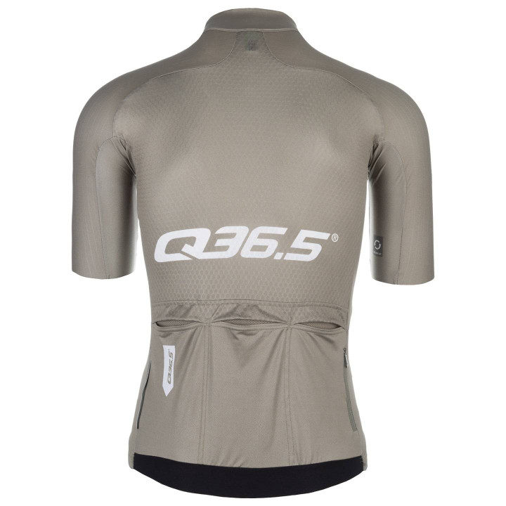 Maillot corto R2 Signature beige de Q36.5: estilo y frescura para tus rutas en bici