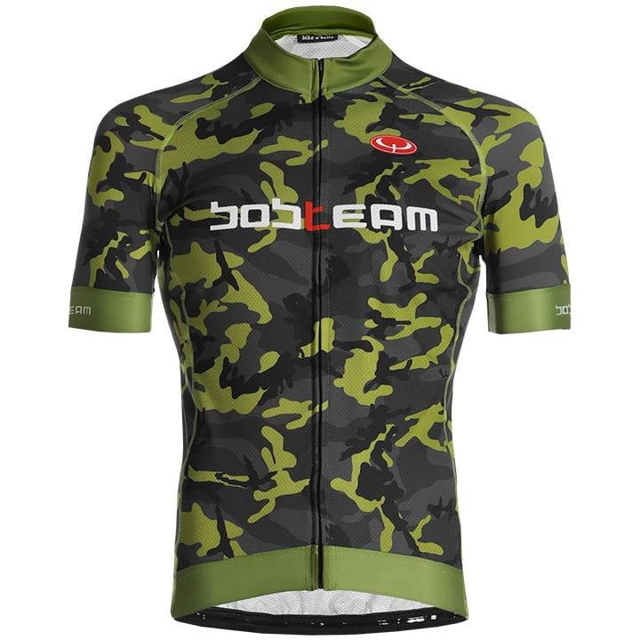 Maillot mangas cortas Amo Camo gris BOBTEAM