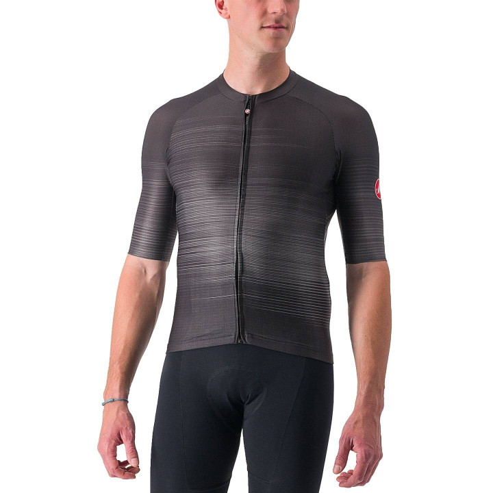 Maillot Aero Race 6.0 negro de CASTELLI: comodidad y frescura para tus rutas en bici