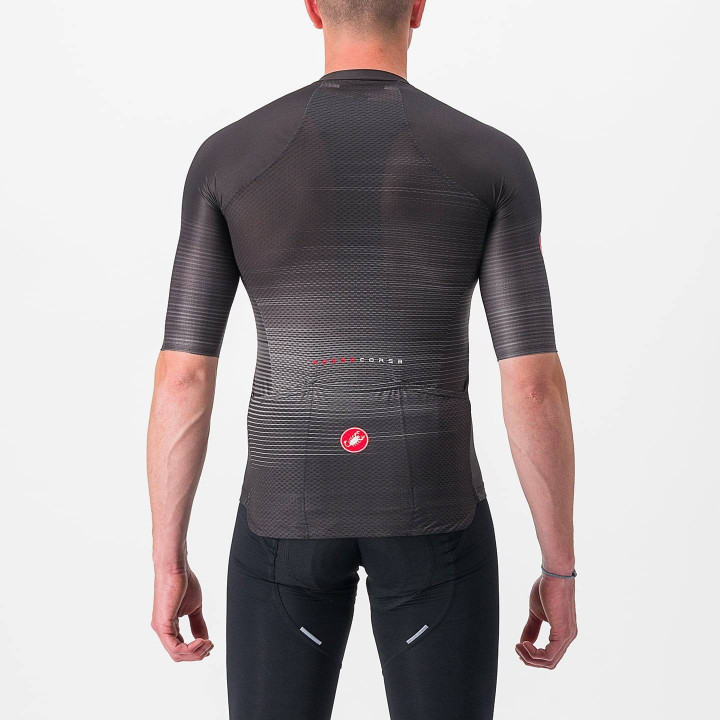Maillot Aero Race 6.0 negro de CASTELLI: comodidad y frescura para tus rutas en bici